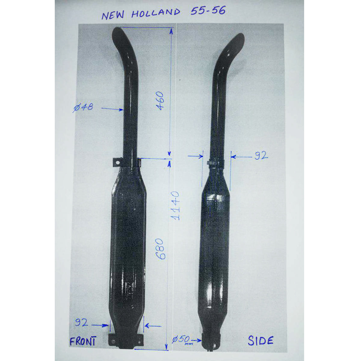 Kipufogódob New Holland 55-56 szériához
