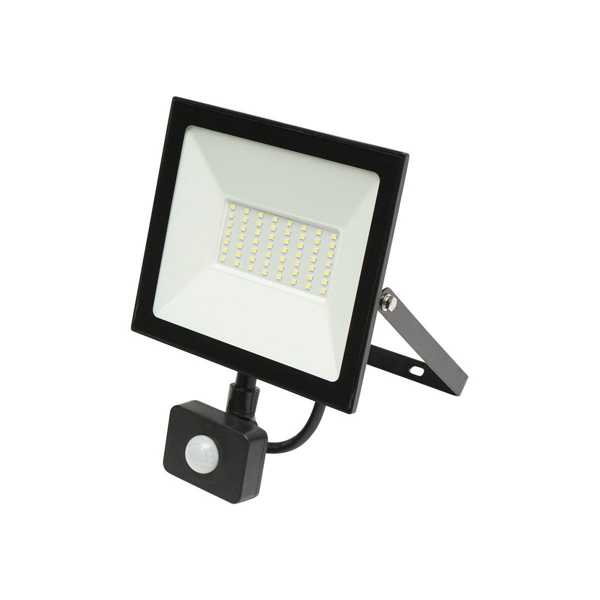LED reflektor 50W, 4500 lm, 6400K, IP44, 220V–240V tápellátással, mozgásérzékelővel, Breckner Germany