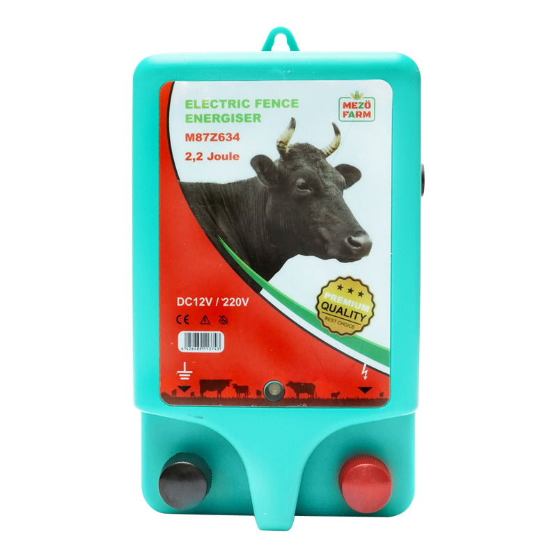 Impulzusgenerátor elektromos kerítéshez, 12 V / 220 V, 2,2 Joule, Mezofarm