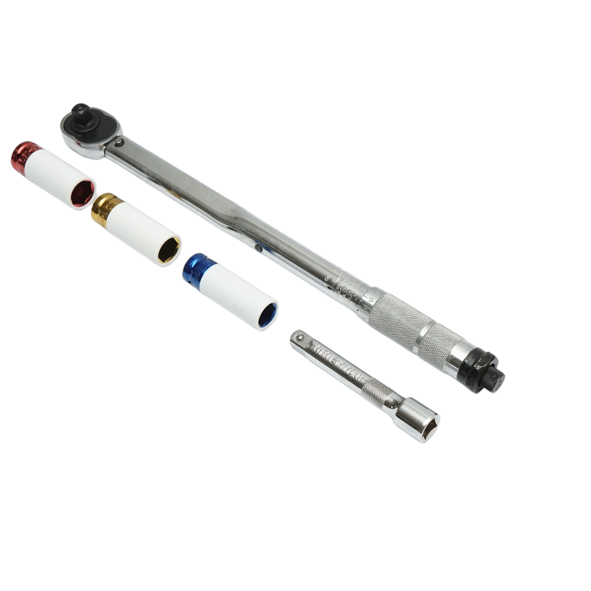 NYOMÓKULCSKÉSZLET 1/2 3 DUGÓKULCCSAL 17, 19, 21 MM NYOMATÉK 40-210 NM BRECKNER GERMANY