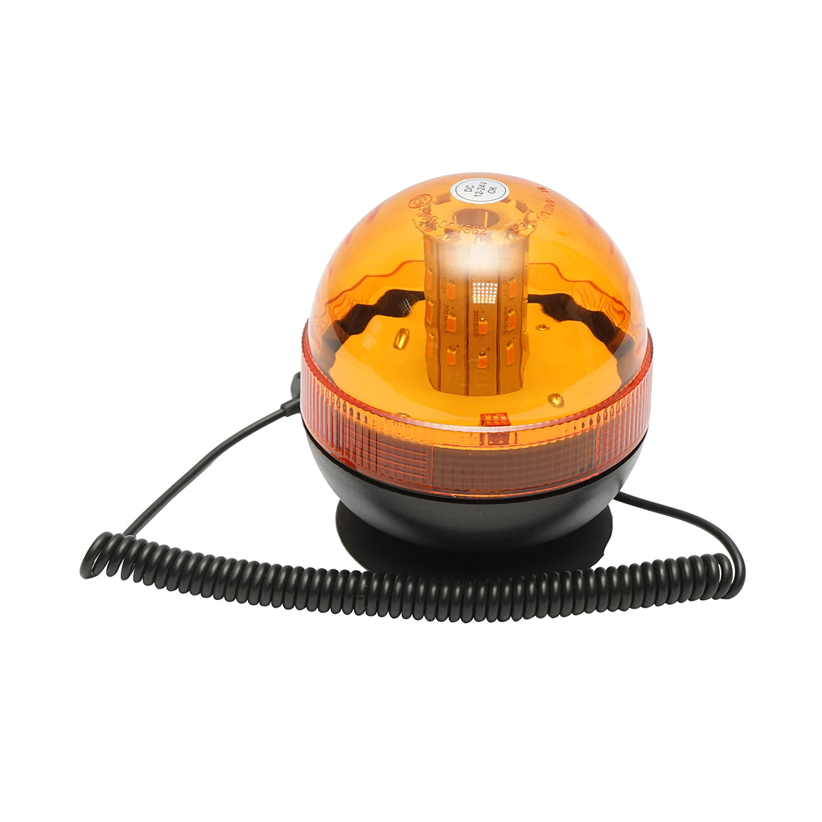LED villogó, 12–24V, 3 funkcióval, mágneses talppal, IP65