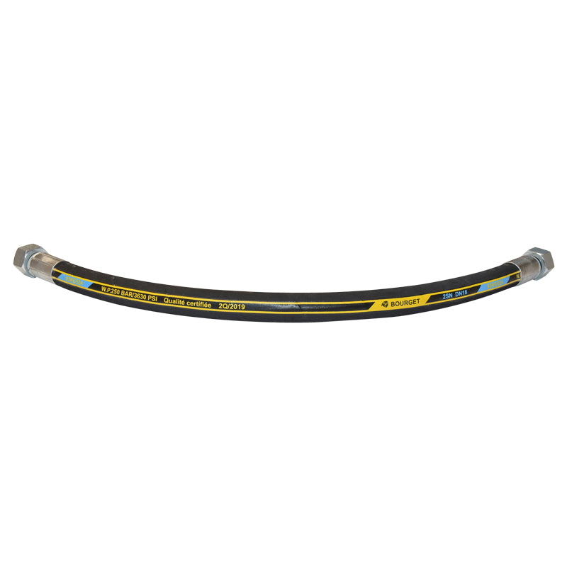 Sajtolt hidraulikatömlő DN16 2SN 600 mm Erdei traktorhoz