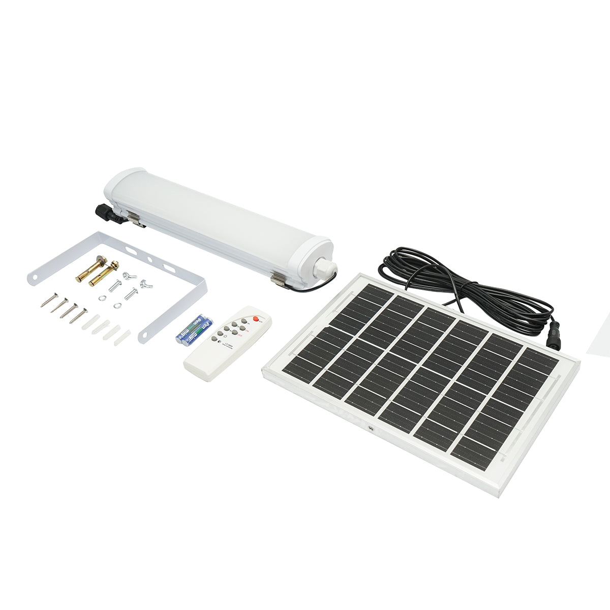 LED lámpa 150W, 6500K polikristályos napelemmel, távirányítóval és 3600mAh akkumulátorral IP20 Breckner Germany