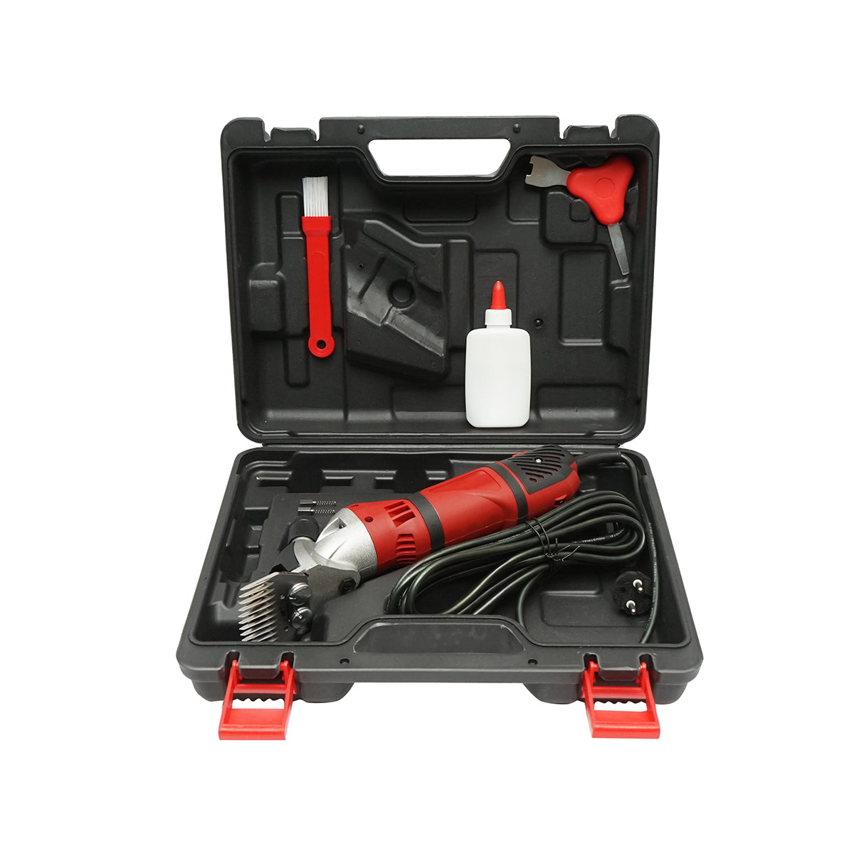 Professzionális juhnyíró gép 220V/50-60Hz, 990W 2400rpm, kezelt acél penge és alumínium fej
