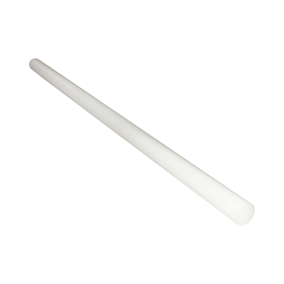 Poliamid, poli-oximetilén (POM) fehér rúd, 1000x40mm, 1.91 kg