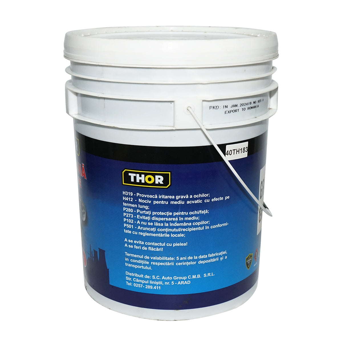 Grafitos zsír U90CA1G, 18 kg, Thor