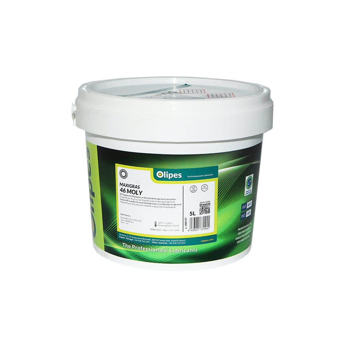Olipes MAXIGRAS 46/2 lítium bázisú zsír molibdén-diszulfiddal, 5L