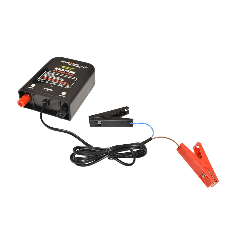 Impulzusgenerátor elektromos kerítéshez, 12 V, 0,6 Joule, 6 km hatótáv, Breckner Germany