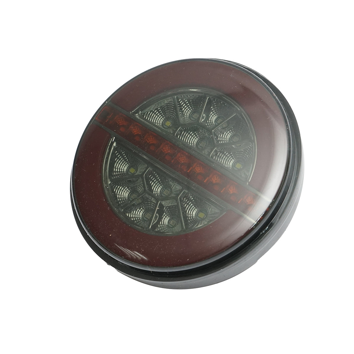 LED NEON kerek hátsó féklámpa 12-24V 4 funkcióval 140x35mm Breckner Germany