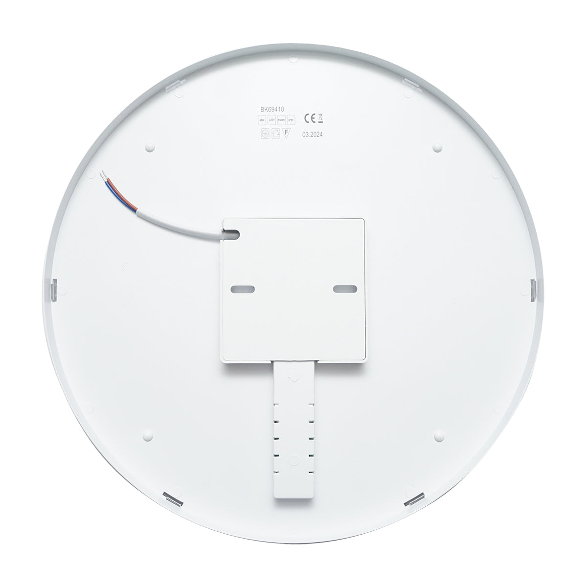 LED mennyezeti lámpa 48W, 220V, IP20, 6500K, 300 mm, hideg fényű beltéri/kültéri világítótest, Breckner Germany
