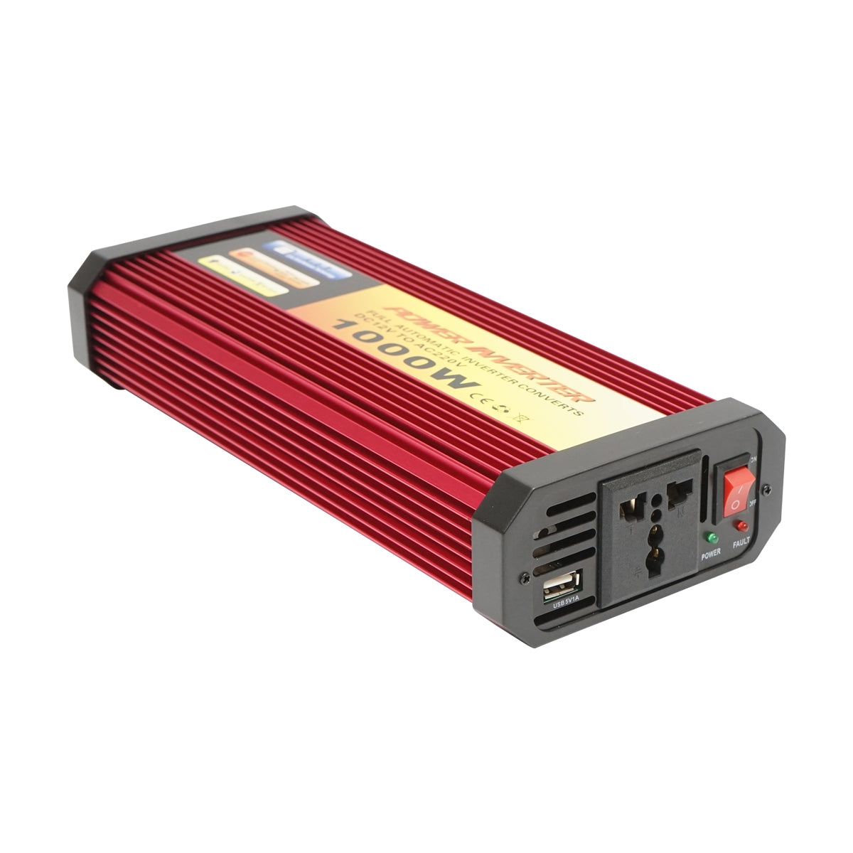 FESZÜLTSÉGVÁLTÓ 12V-220V 1000W USB-VEL BRECKNER GERMANY