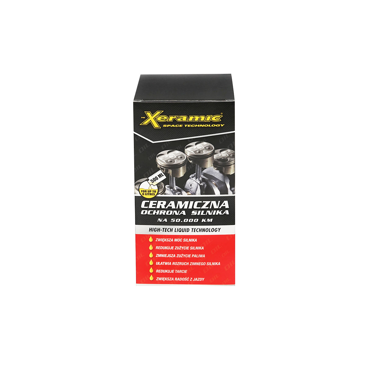 Motorkezelés kerámiaporral, 500ml (6L olajhoz)