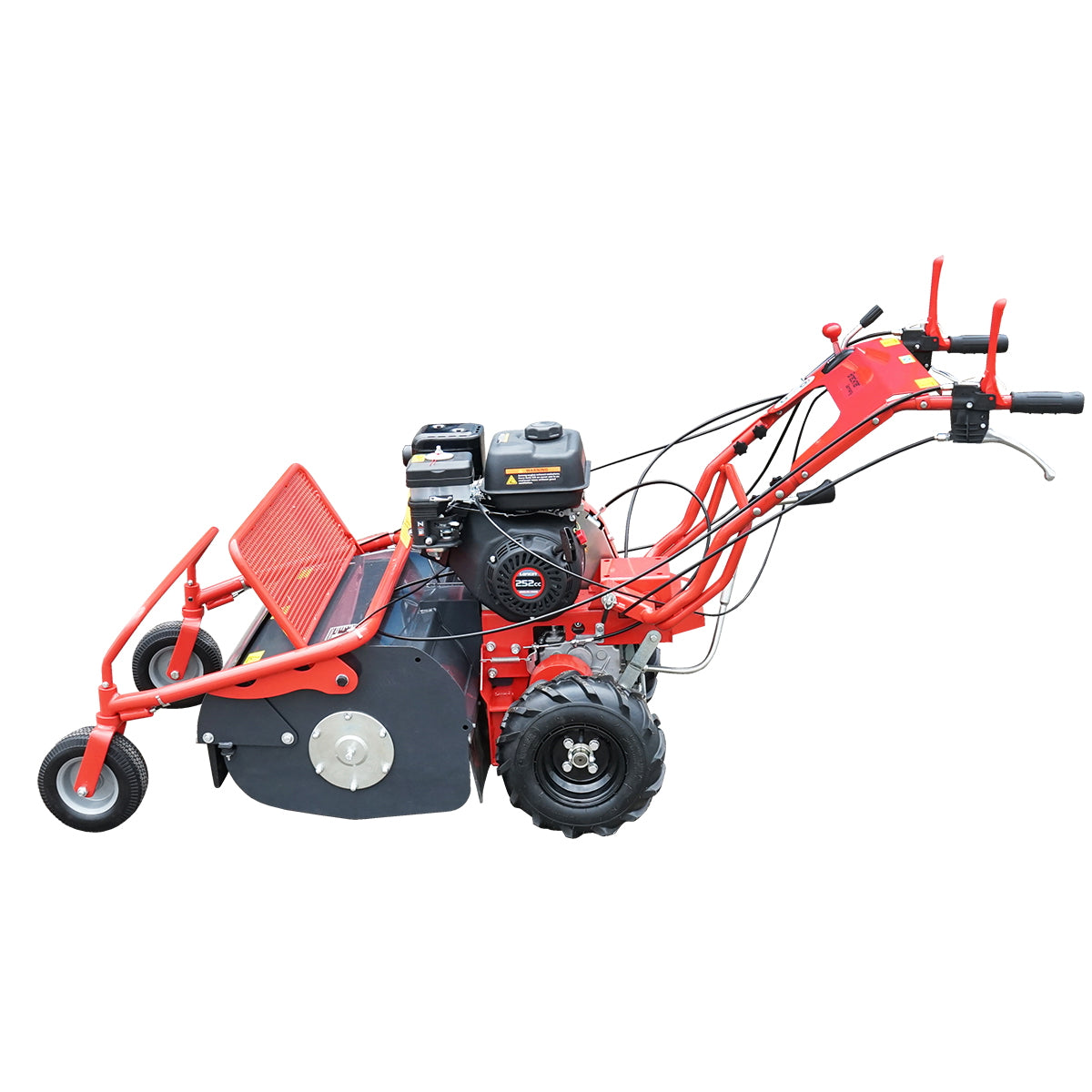 Szárzúzó Loncin 8 LE-s motorral, 600 mm munkaszélesség, 178 kg, 252 cm³, Breckner Germany