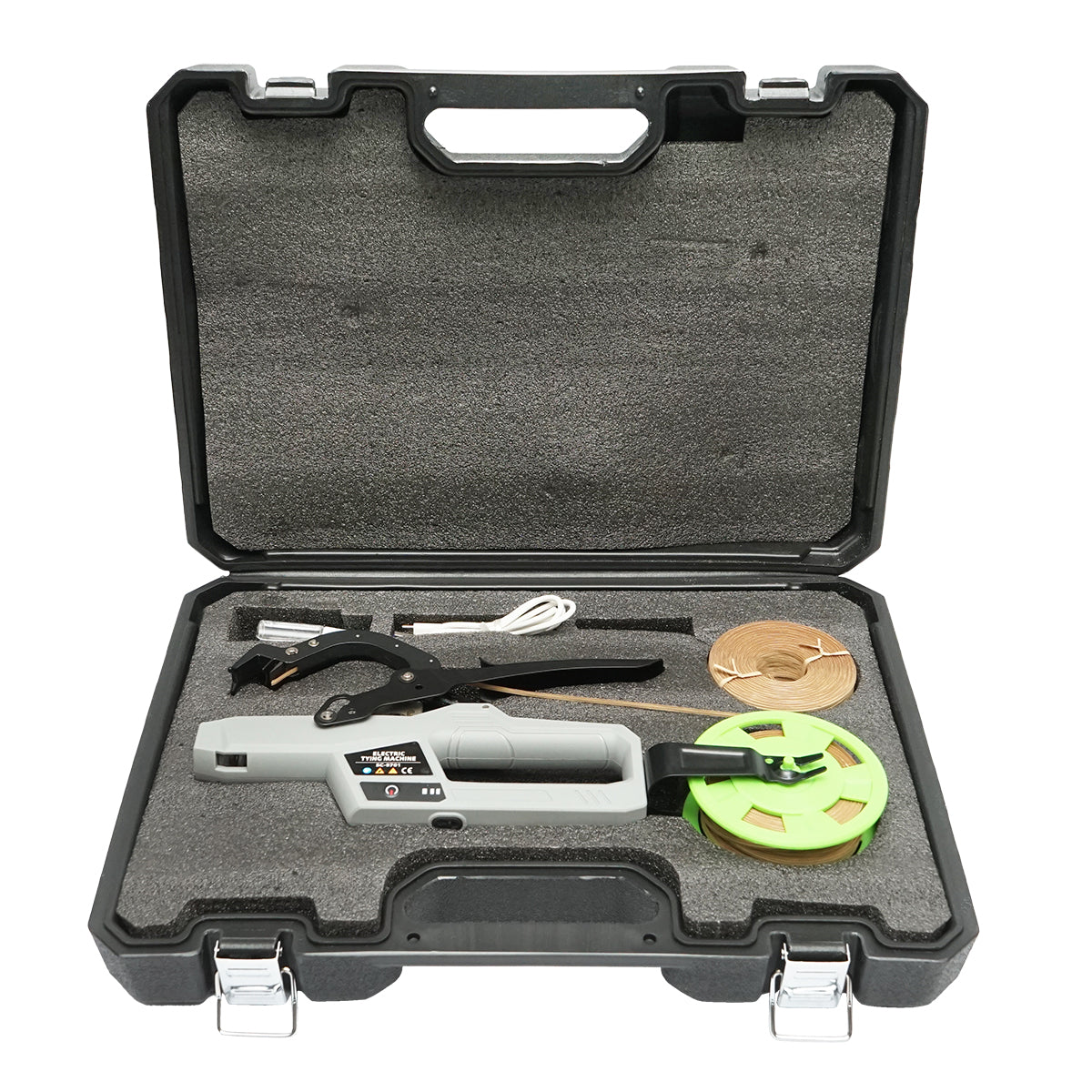 Automata kötözőgép szőlőhöz, zöldségekhez, gyümölcsfákhoz, 5W, Li-ion akkumulátor 4.2V, 45 mm átmérő