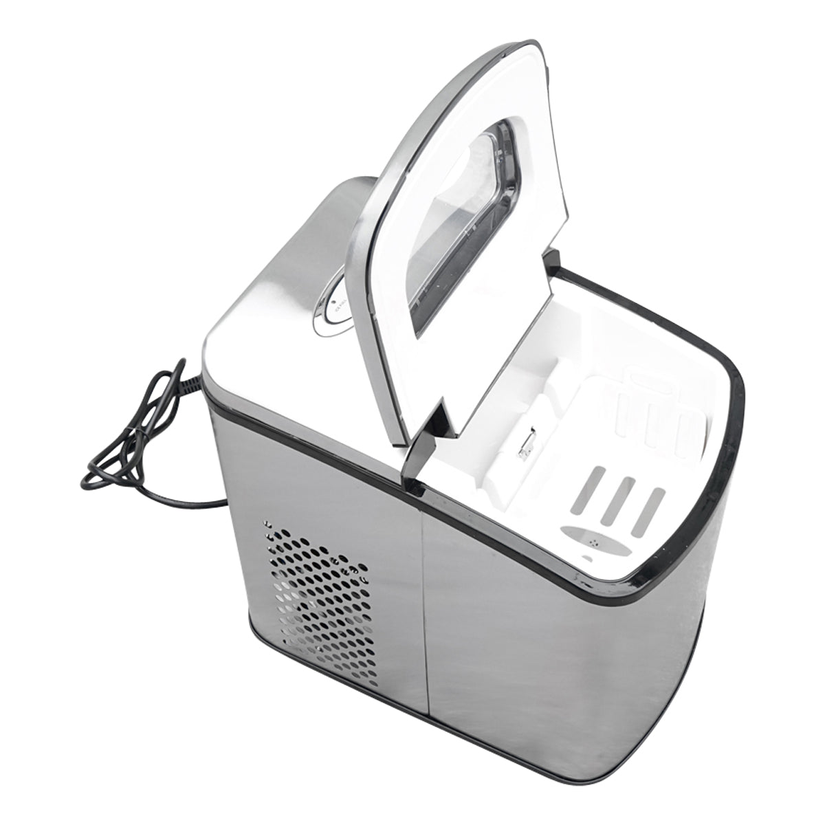 Jégkészítő gép, kapacitás 1.7L, 220V/150W, teljesítmény 14 kg/24h, méret: 242x358x328 mm, Breckner Germany