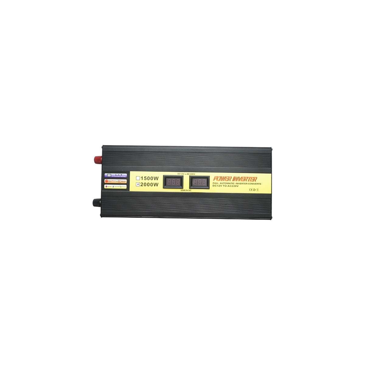 FESZÜLTSÉG INVERTER 12V-220V 2000W LCD USB-VEL BRECKNER GERMANY