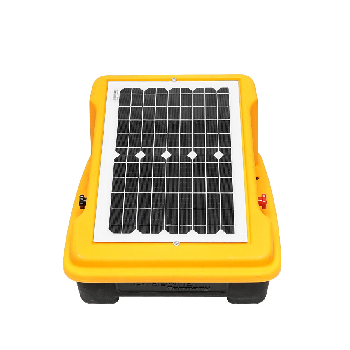 Impulzusgenerátor elektromos kerítéshez, 4 Joule, 10 W napelemmel és 12 V / 9 Ah akkumulátorral, Breckner Germany