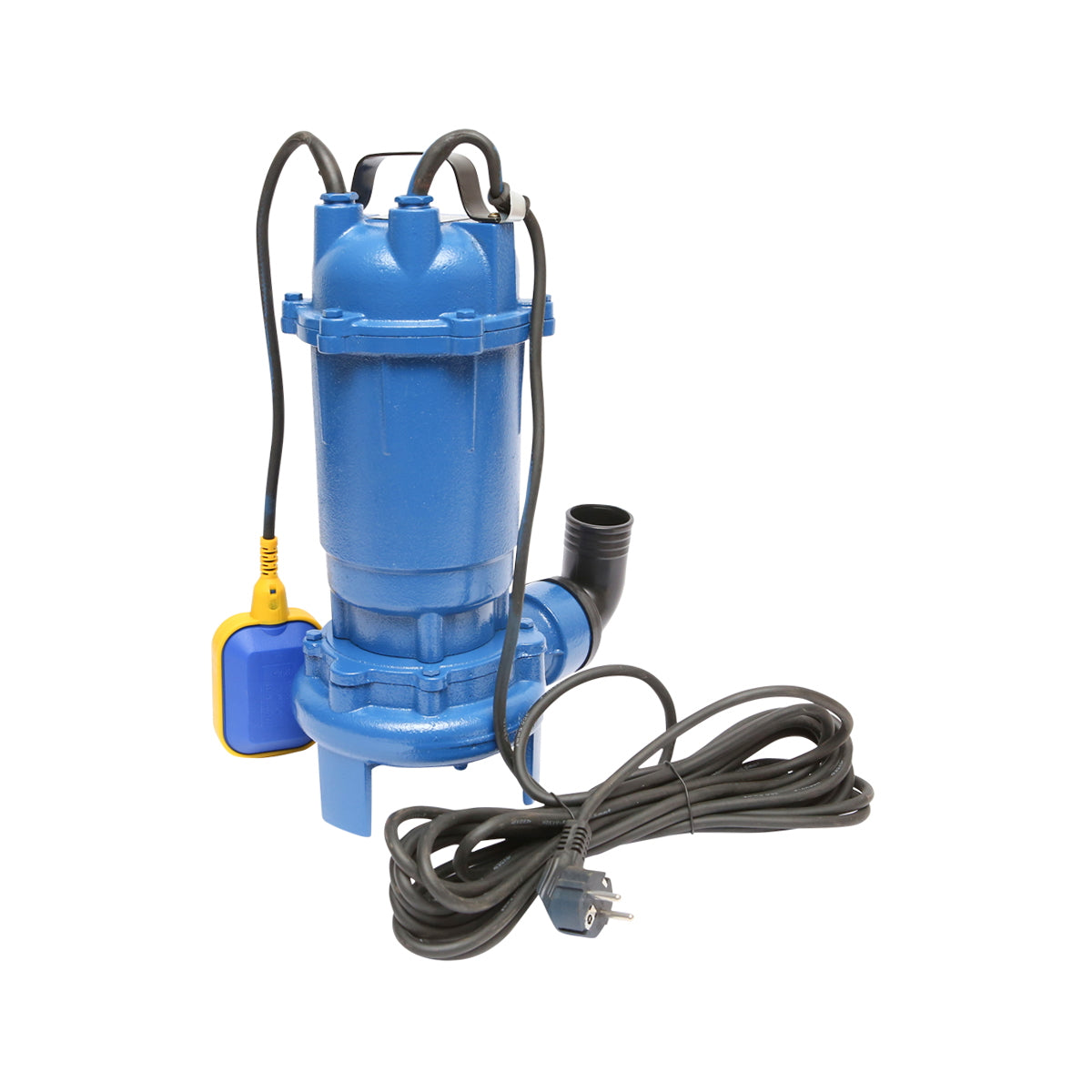 BÚVÁRSZIVATTYÚ KOSZOS VÍZHEZ, ÚSZÓVAL ÉS DARÁLÓVAL 750W, 250L/MIN, H7M, 220V, WQCD7-8-0.75F, BRECKNER GERMANY