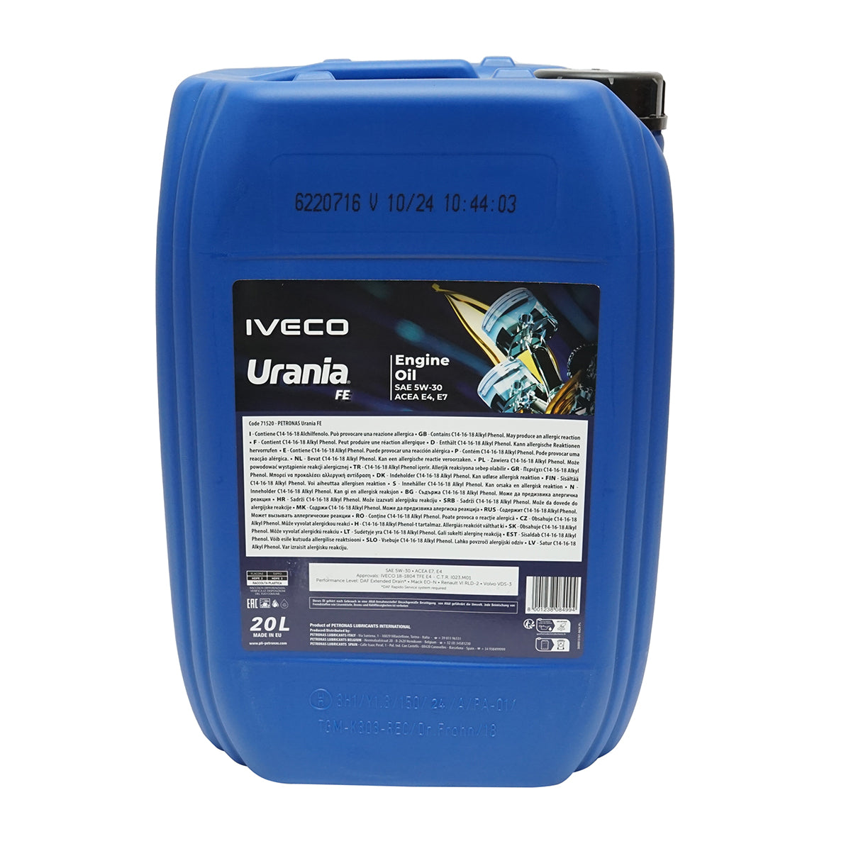 Urania FE 5W30 motorolaj IVECO járművekhez, 20L