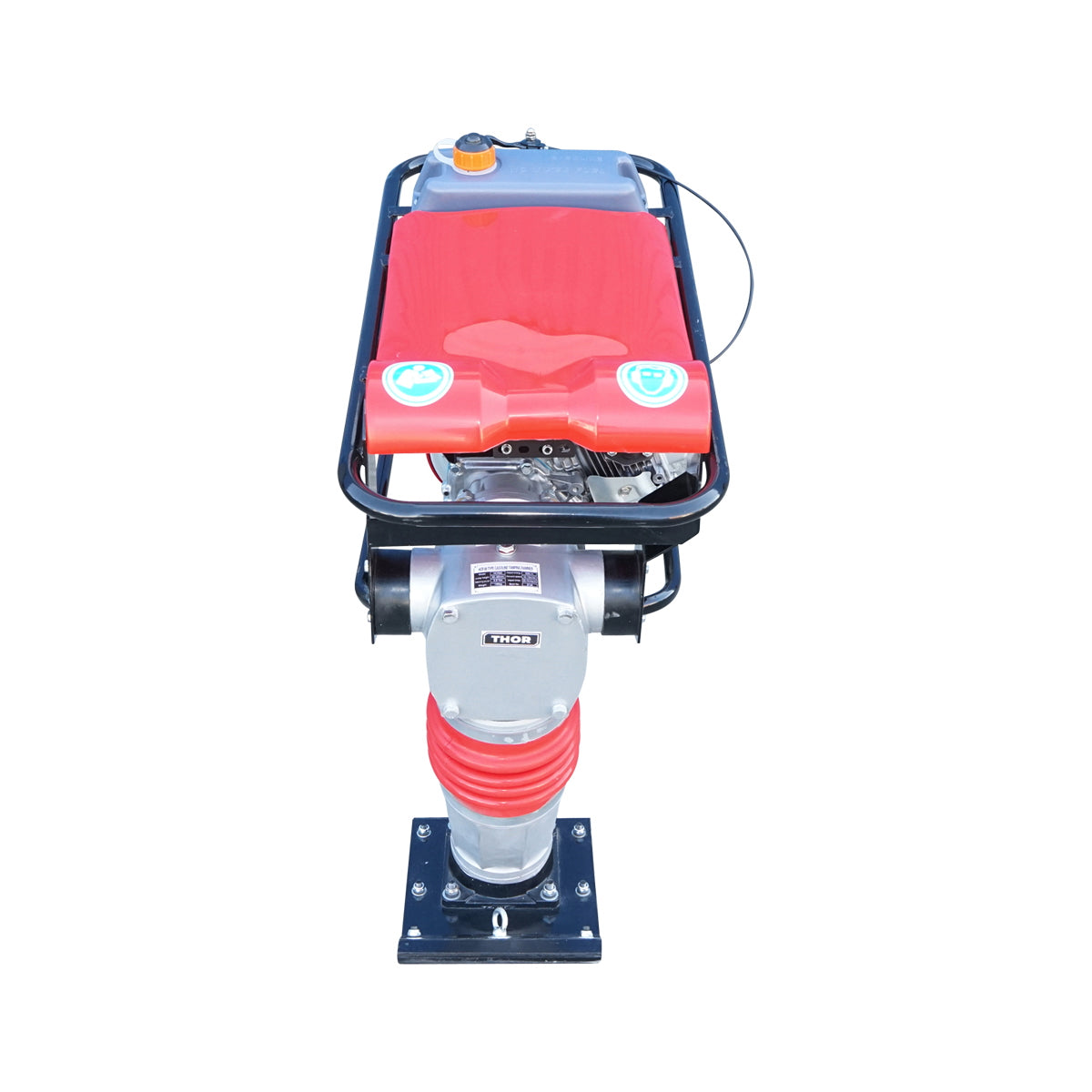 Döngölő HCR80, 280×300 mm munkafelülettel, 7 LE-s Honda benzines motorral, 55 Nm nyomaték, 85 kg, Thor