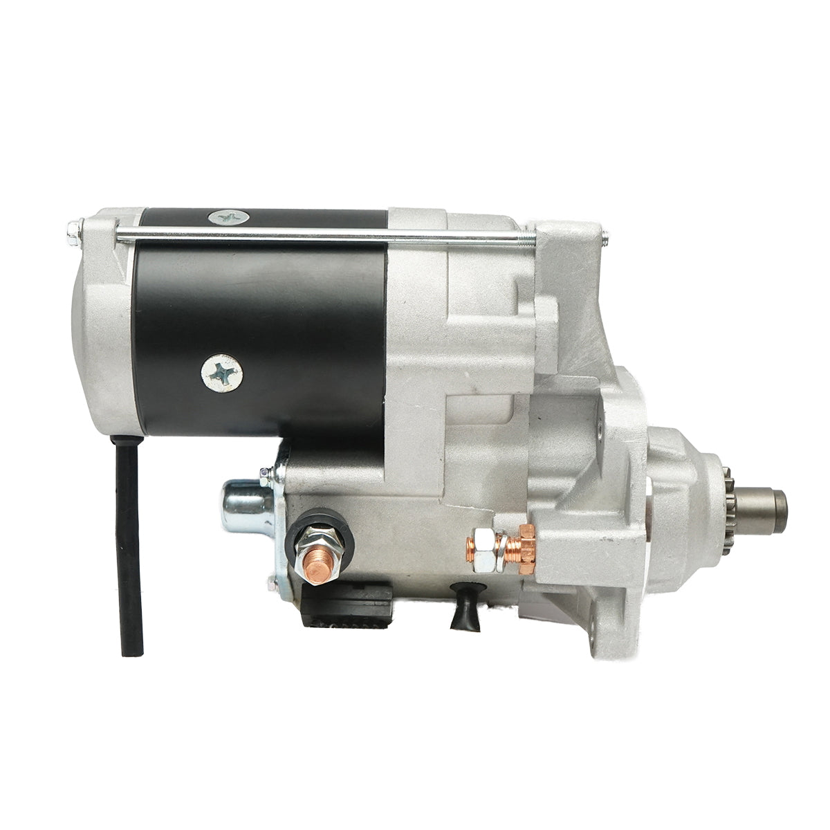Villanymotor 12V, 4,8 kW John Deere-hez, OEM kód: UD12386S, 228000-6540, 428000-4080, 246-50108, S-80434, RE504244, RE506105, RE528619, RE529661, RE70473, RE70959, SE501853, SE501866, SE501867, TY24440