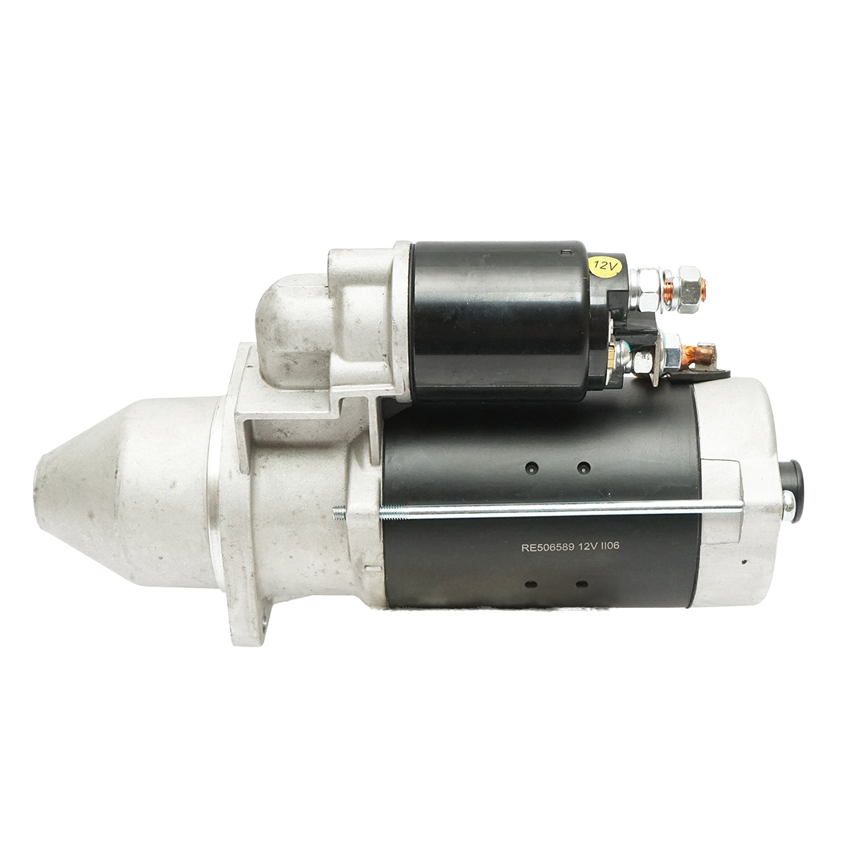 Villanymotor 12V, 3,4 kW John Deere-hez, OEM kód: 0001230003, DRS0152, RE500819, RE501854, RE506589, RE71505, 18363, LRS02467, 11131883, AZF4240, IS1300, MS419, 69145