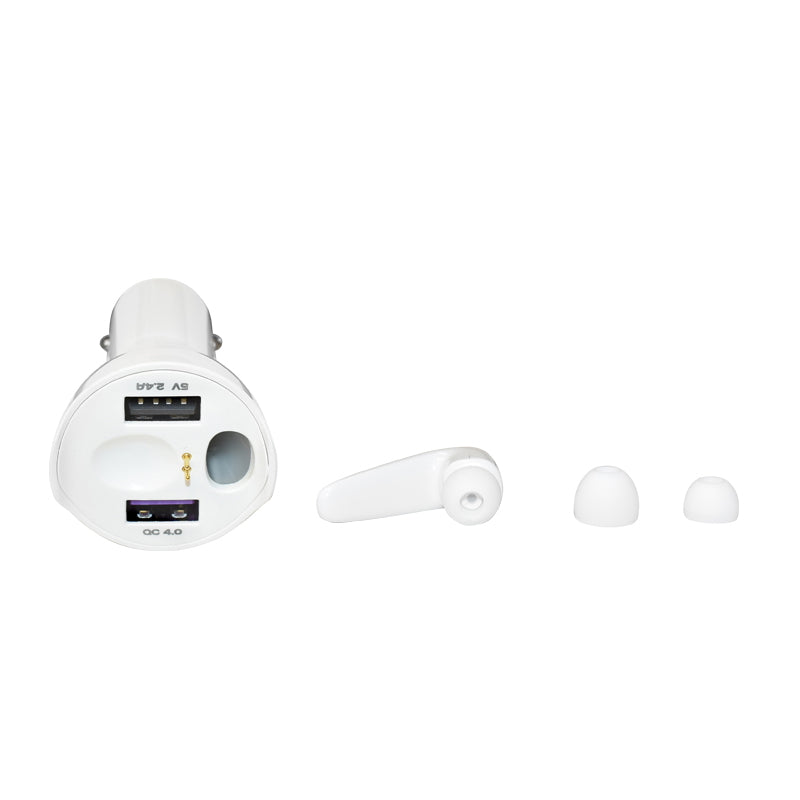 Bluetooth headset szivargyújtós töltéssel