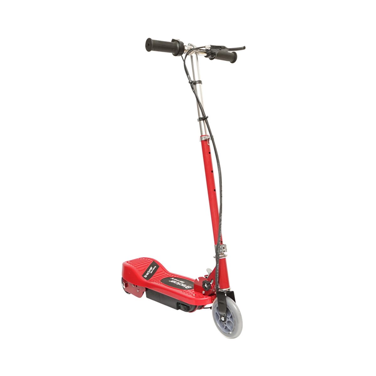 Elektromos roller gyerekeknek, piros, 120W, 24V, 4.5Ah, max. teherbírás 65 kg, max. sebesség 12 km/h, Breckner Germany