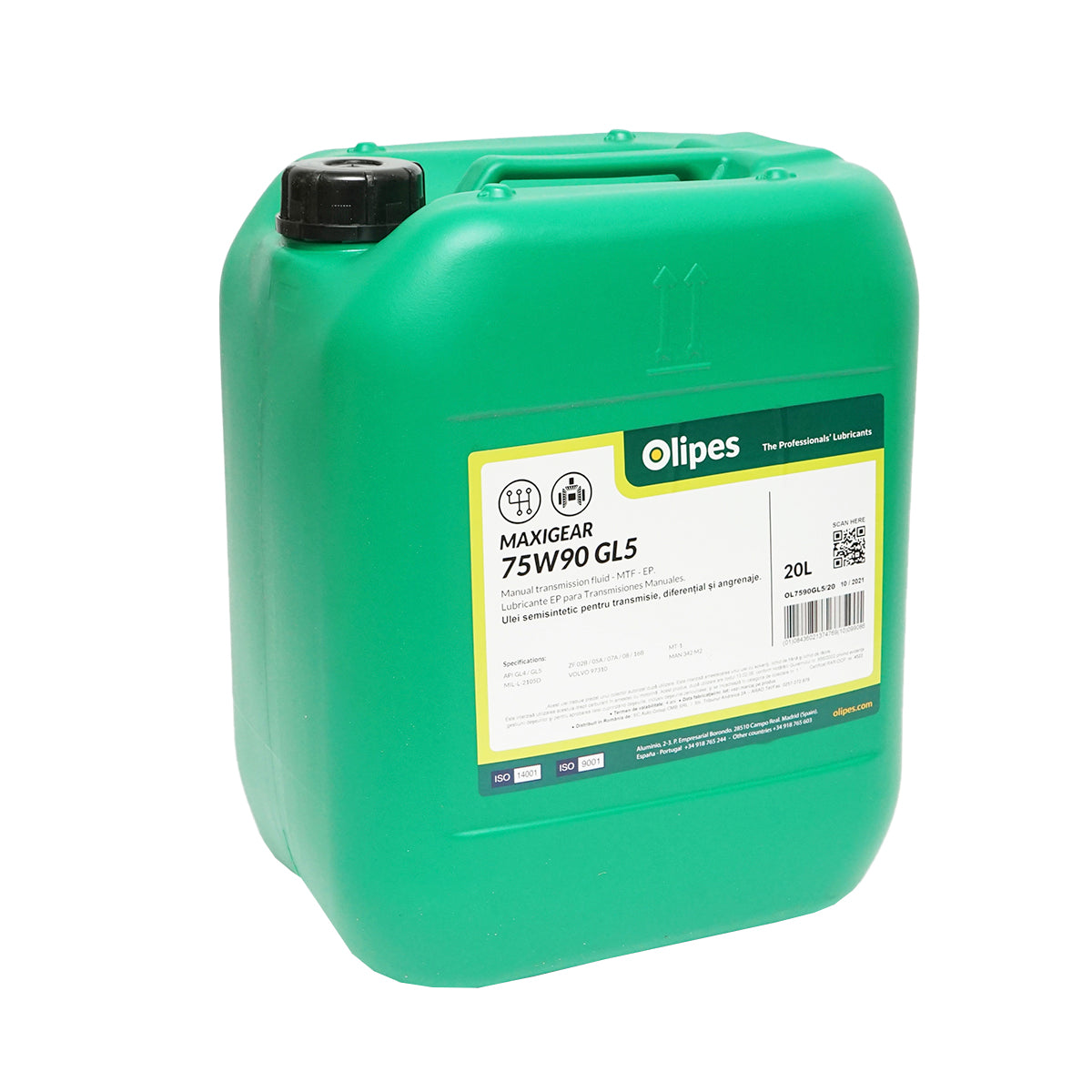 Olipes MAXIGEAR 75W90 GL-5 váltóolaj, 20L