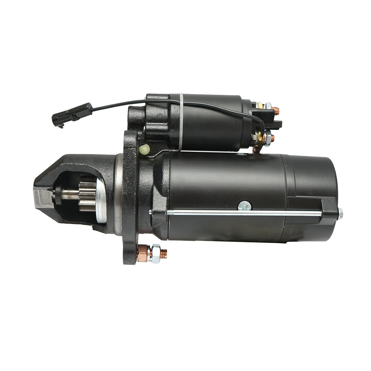 Villanymotor 12V, 3 kW John Deere-hez, Massey Ferguson-hoz, OEM kód: AL70852, AL81154, RE501767, RE503226, RE504807, RE507444, RE507639, RE508322, RE523501, RE60171, RE60239, RE70728, 1903103M91, 1903117M91, 4500732R91