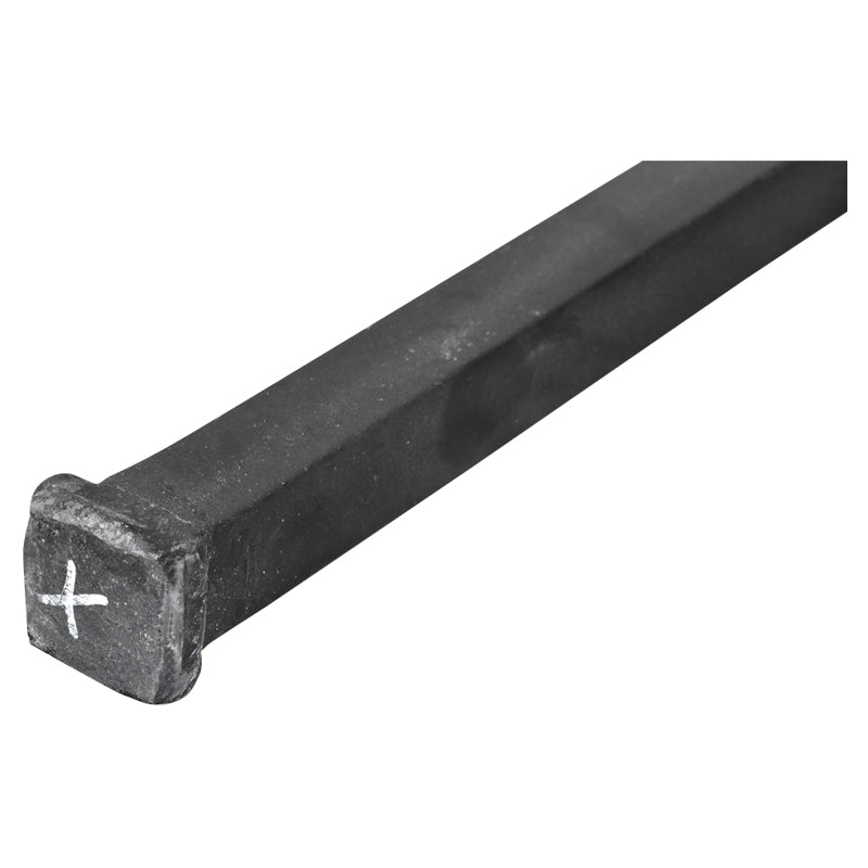 Négyzetes tárcsatengely lengyel fűkaszához 36x36 mm, hossz 1575 mm, M29 menettel, C+F kivitelben