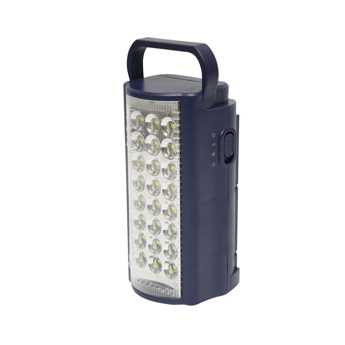 LED munkalámpa / hordozható lámpa, 6V 4Ah akkumulátorral, USB csatlakozással, 100x95x200 mm, lámpás típus