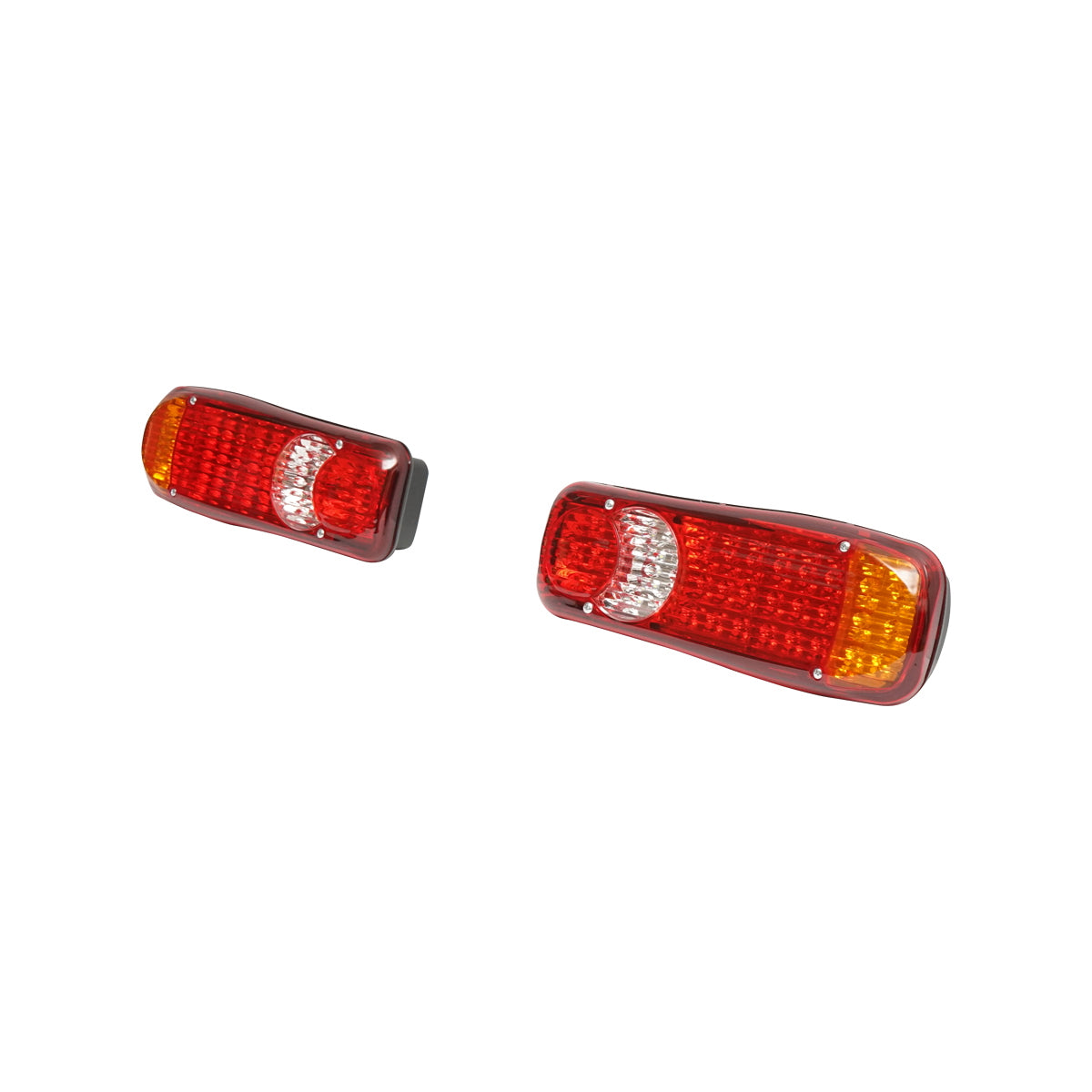 Teherautó hátsó lámpaszett, LED, 350x150 mm, 24V, Breckner Germany