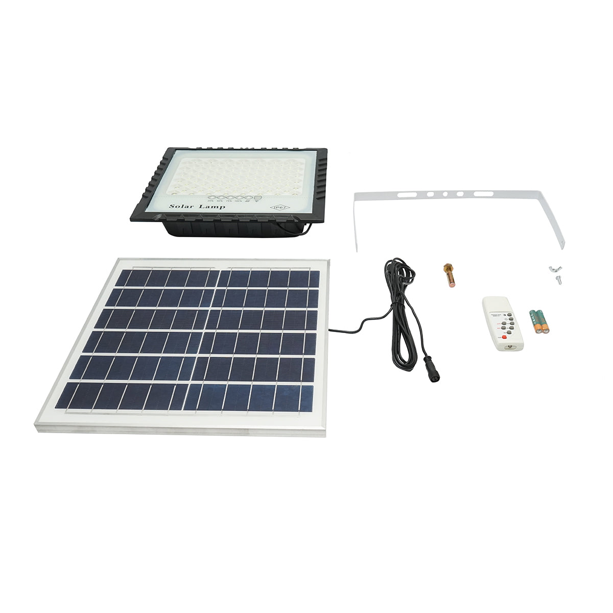 Ledes reflektor 100W, 15W-os napelemmel, 15000mAh akkumulátorral és távirányítóval IP67 Breckner Germany