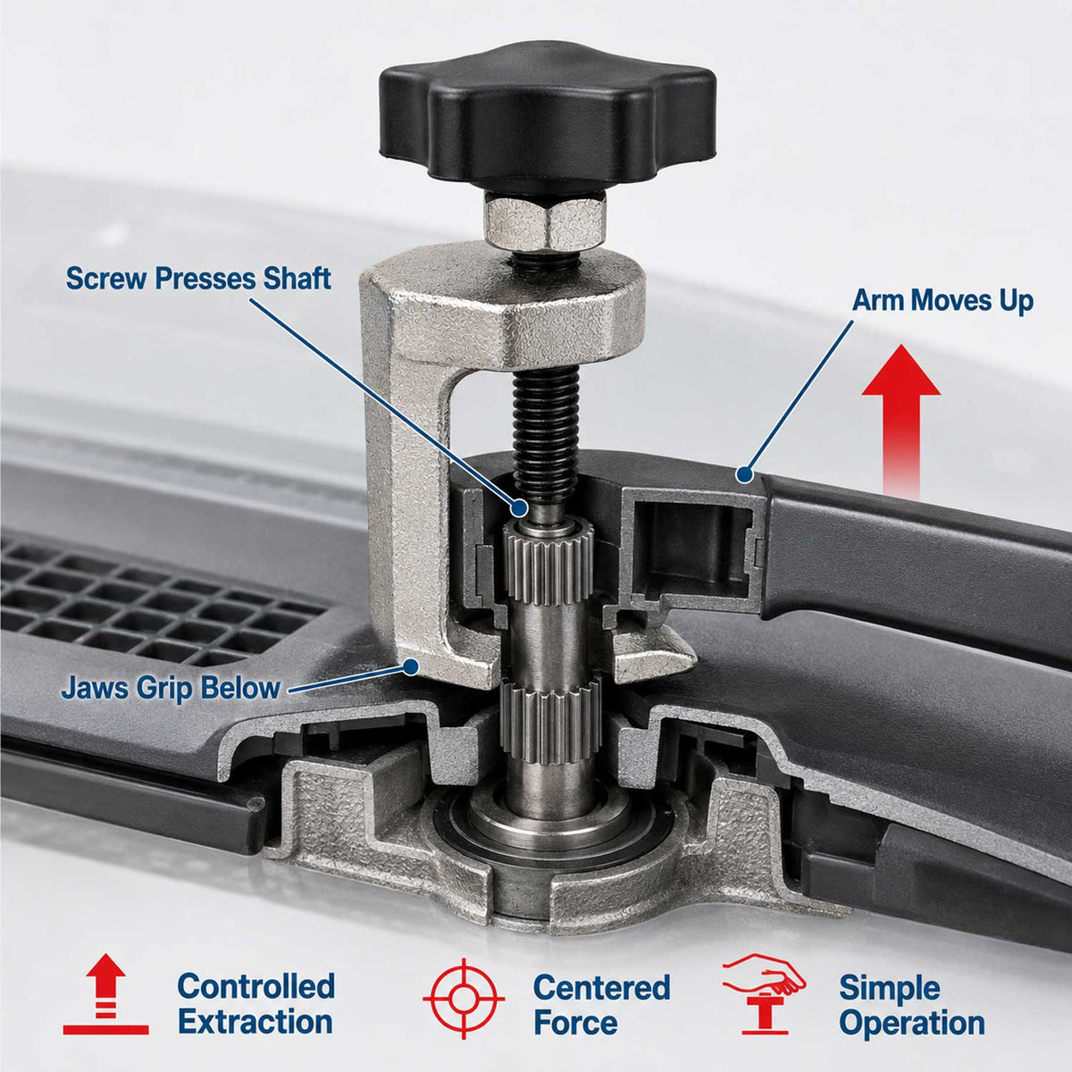 Ablaktörlő prés 16 mm GEBO TOOLS