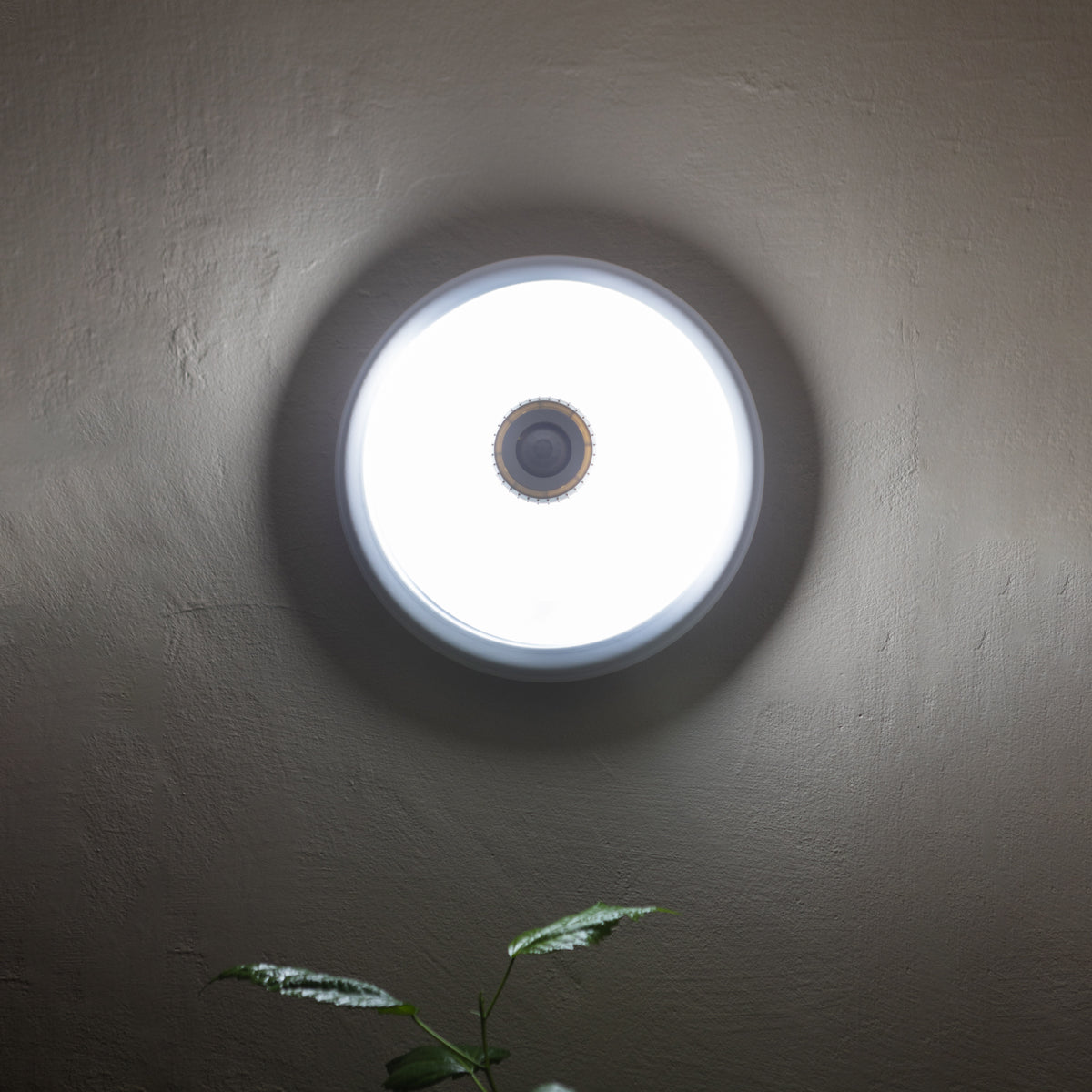 LED mennyezeti lámpa alkonyatérzékelő szenzorral, 220V, E27 2x40W, 360°, 300x105 mm, Breckner Germany