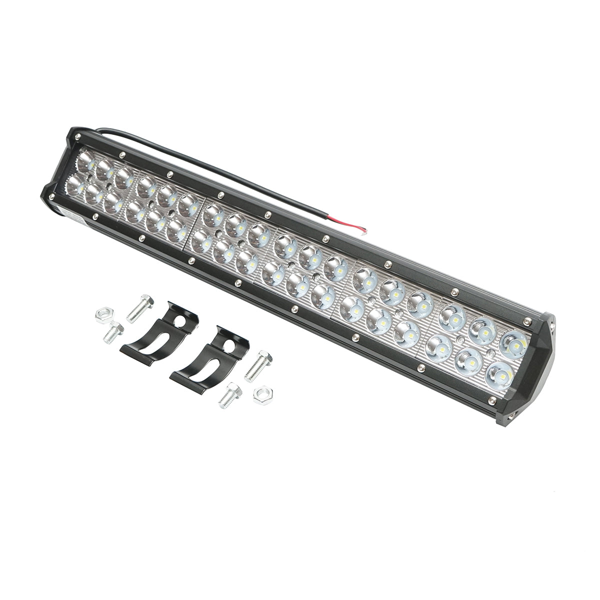 LED fényhíd, rúd típus, 12–24V, 108W, méret: 62x79x369 mm, Breckner Germany