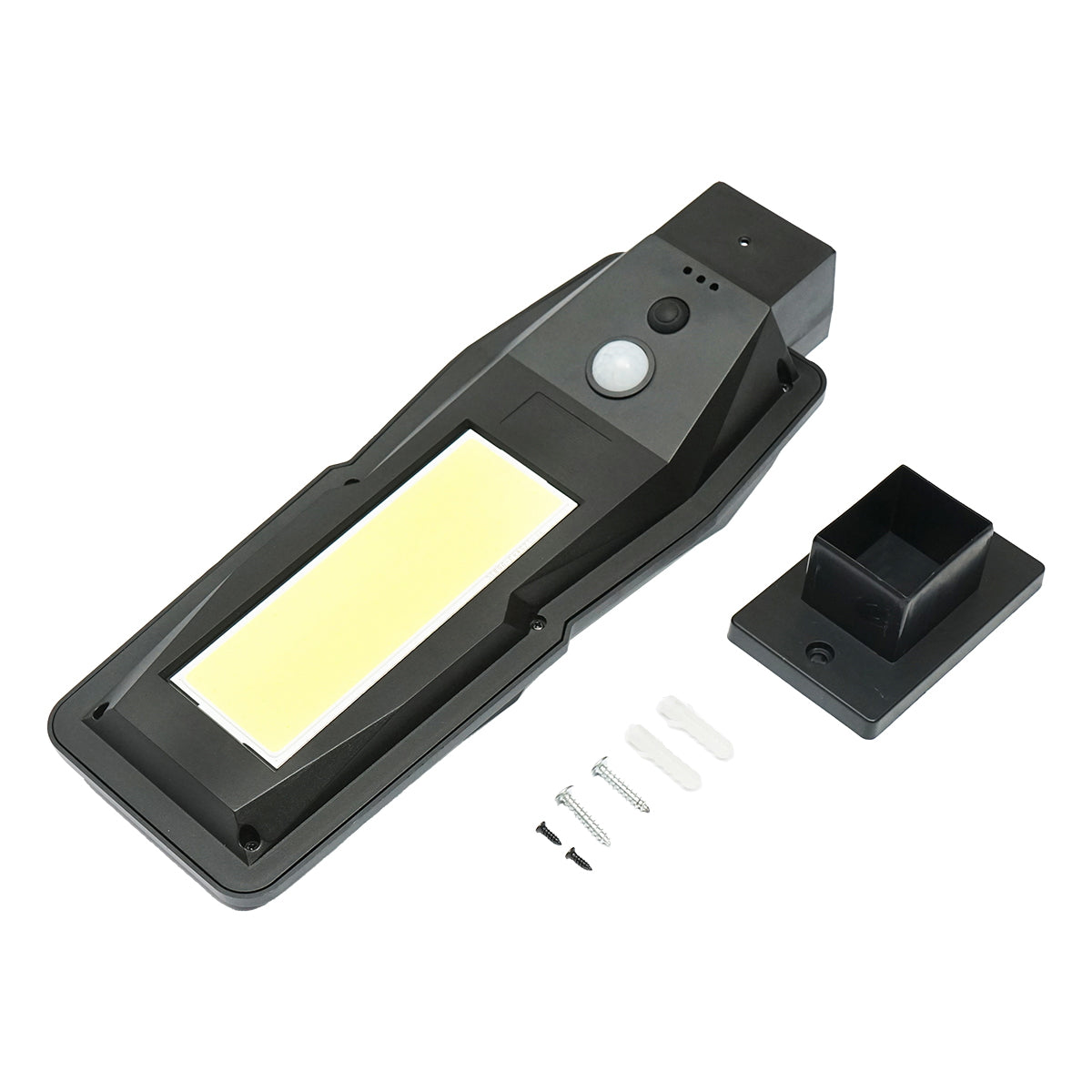 Napelemes LED lámpa, 186 lm, 1.3W / 5.5V napelemmel, 3.7V / 2.4 Ah akkumulátorral és mozgásérzékelővel, IP54, Breckner Germany