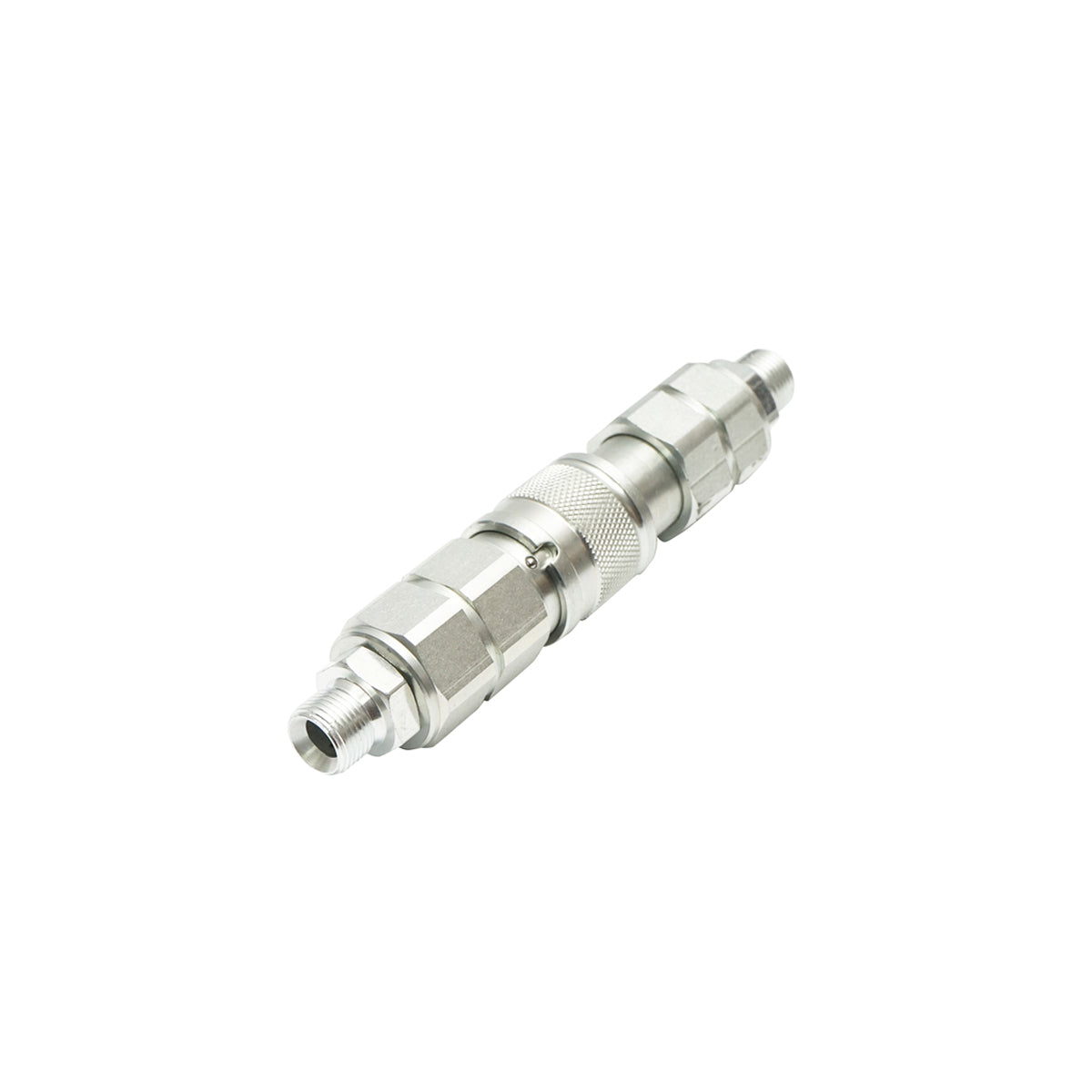 Gyorscsatlakozó készlet 3/8" (átmenő szelep, anya + apa) egyenes adapterrel
