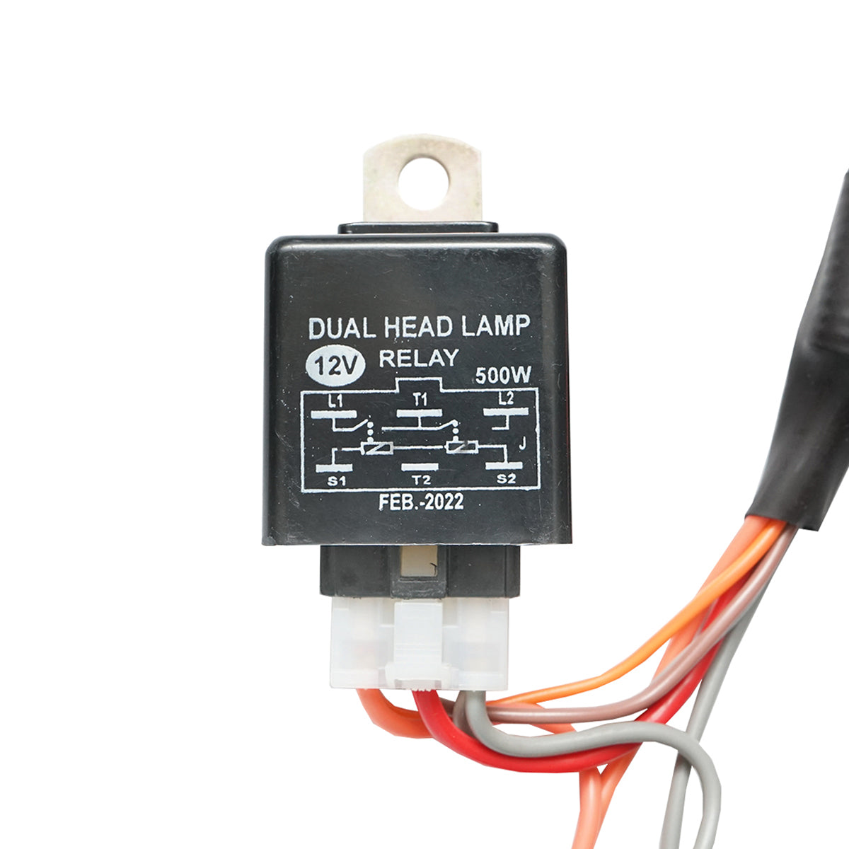 Univerzális elektromos rendszer relével, 12V világításhoz