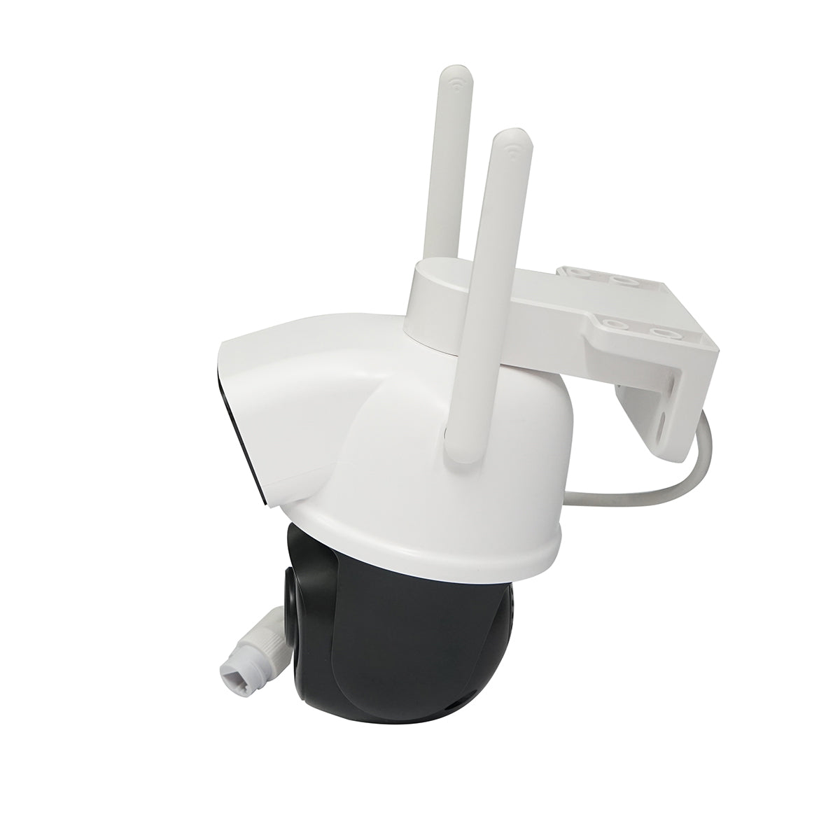 Intelligens megfigyelő kamera P2P, WIFI, 6MP 1080P kültéri, kettős lencse, PTZ mozgásérzékelő, 360 fokos forgatás, ICSee applikáció