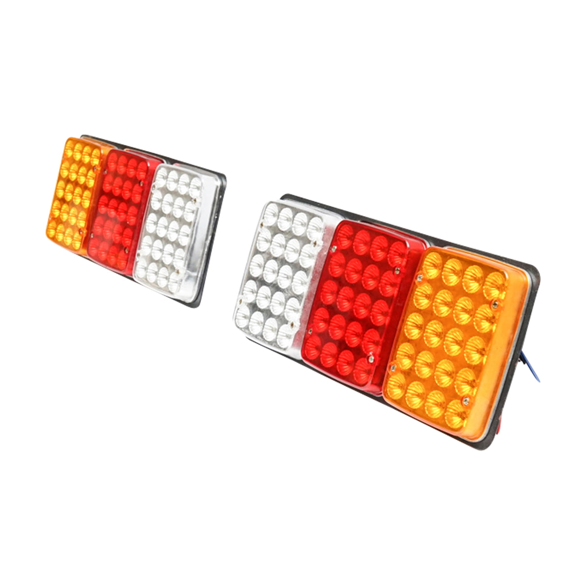 Hátsó LED lámpaszett, 3 funkcióval, 12–24V, 330x140 mm, Breckner Germany