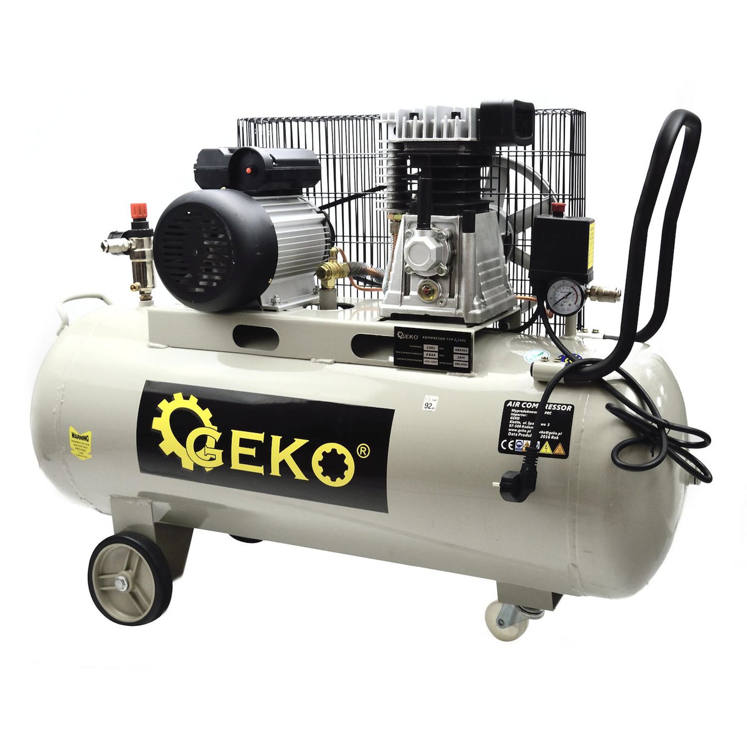 LÉGKOMPRESSZOR 100L 390L/PERC 220V GEKO