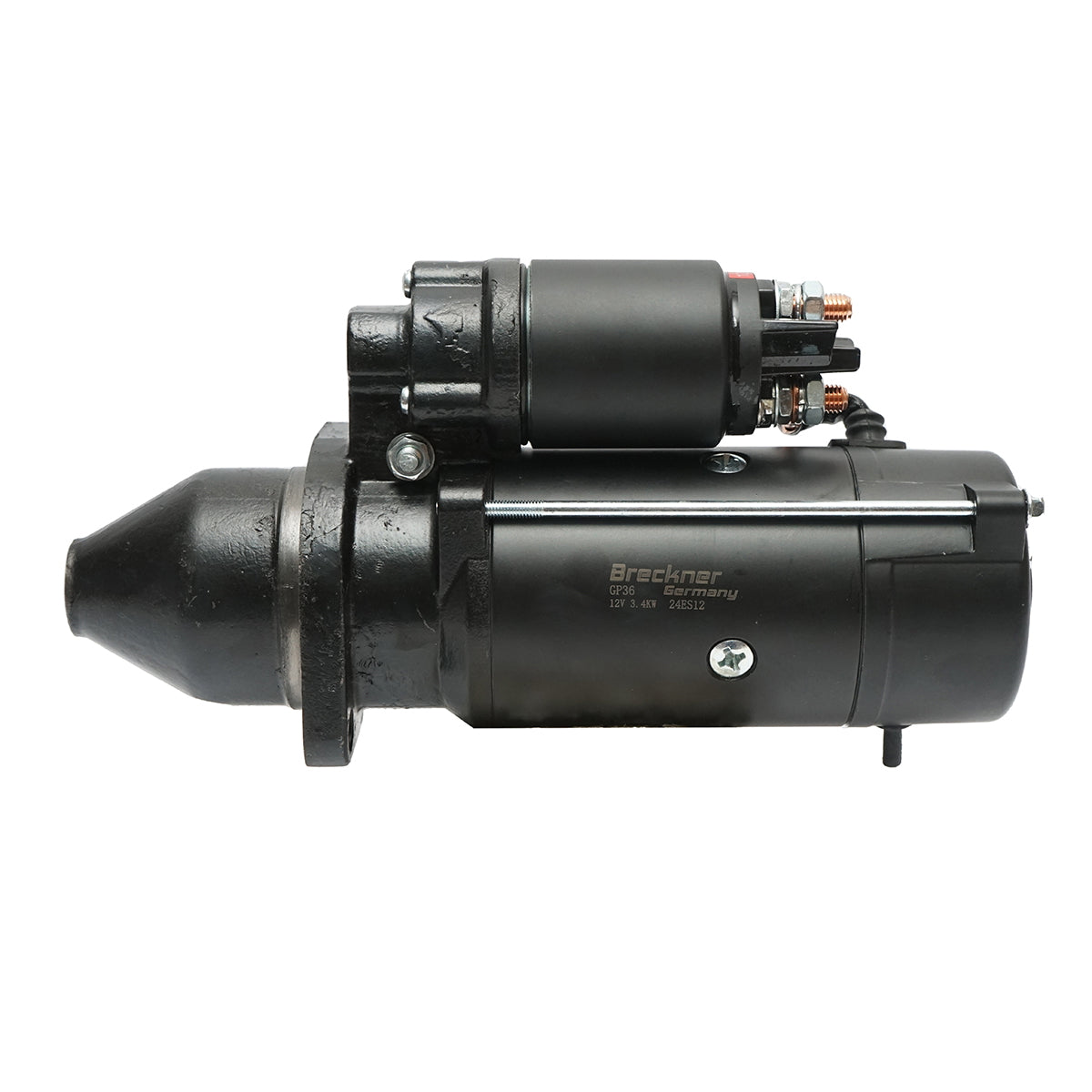 Villanymotor 12V, 3,4 kW, 320 mm, Iskra típus John Deere-hez, OEM kód: AL110597