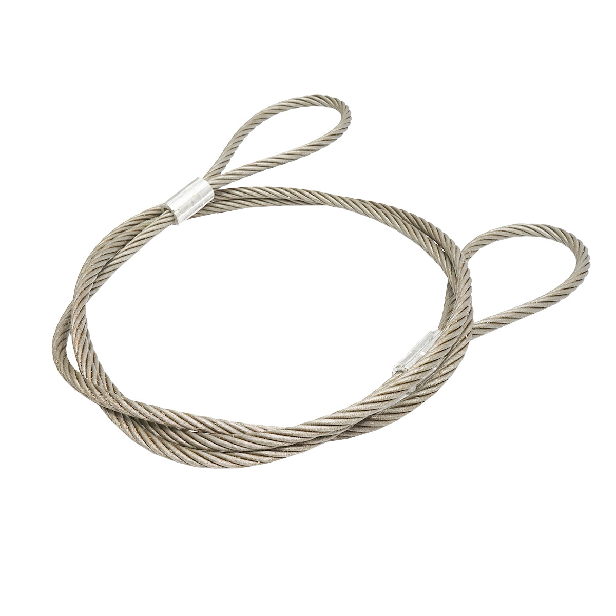 Csörlőkötél „ciochinar” típusú, acél, 6x37, fi 14 mm, 5 m, 2 szemmel