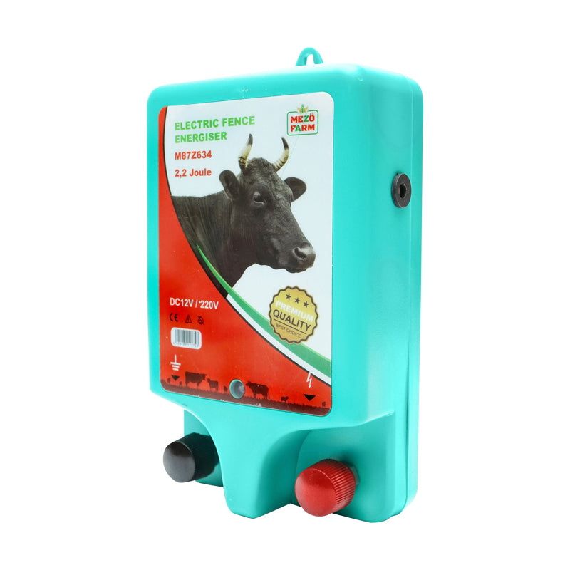 Impulzusgenerátor elektromos kerítéshez, 12 V / 220 V, 2,2 Joule, Mezofarm