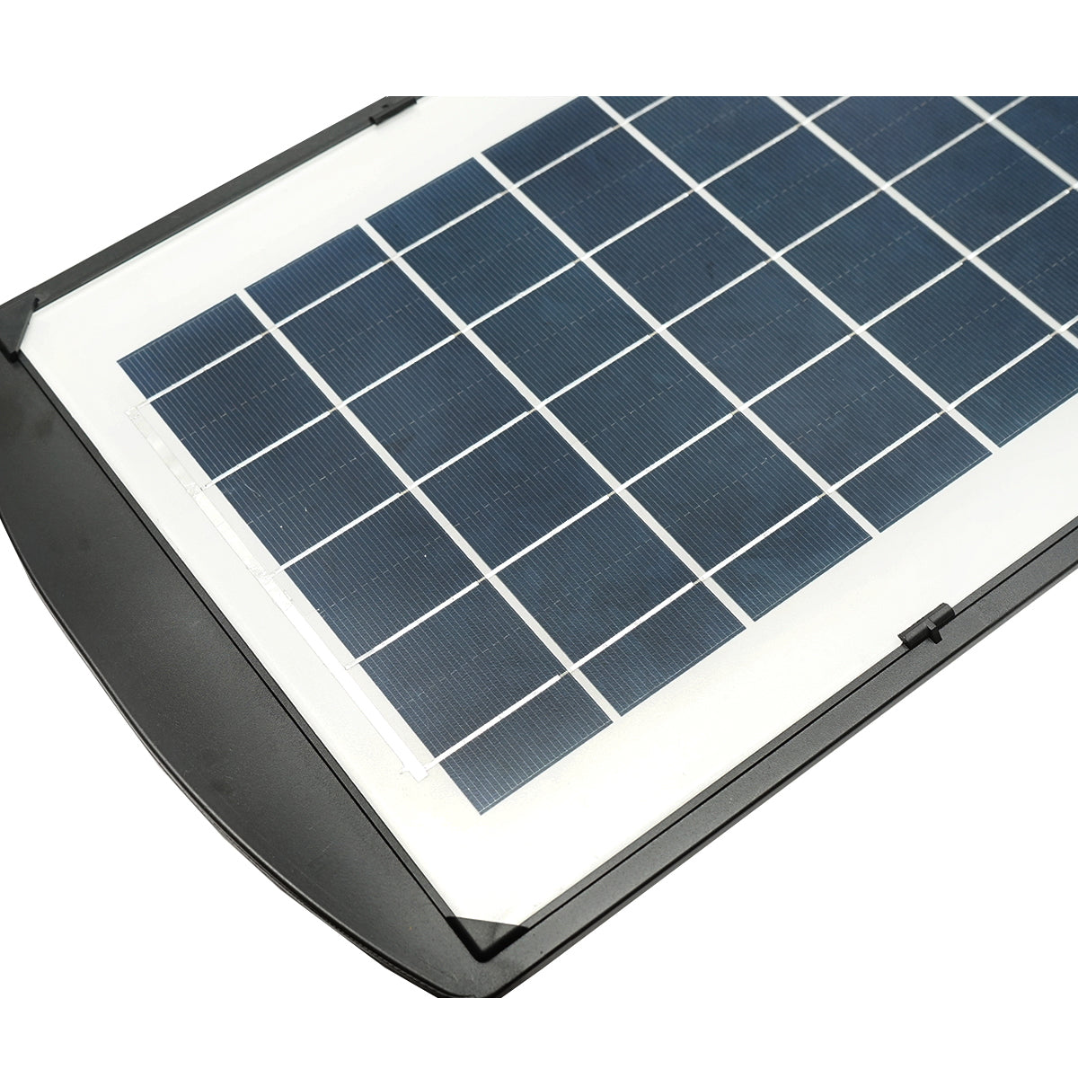 Napelemes LED utcai világítótest 150W, 6500K, IP65, napelemmel, mozgásérzékelővel és oszlopra szereléssel, Breckner Germany