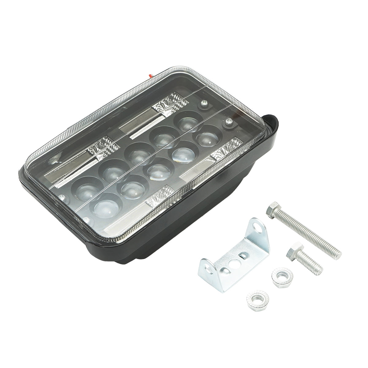 Slim reflektor / lámpa napellenzővel, 78W, 4 SMD zóna és 6 nagyítóval ellátott LED, 10–30V, 12V/24V, Breckner Germany