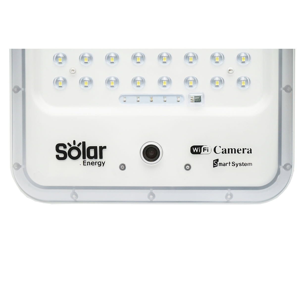 LED lámpa 20W, 2 MP wifi CCTV kamerával, 35W napelemmel és 3.2V / 30Ah akkumulátorral