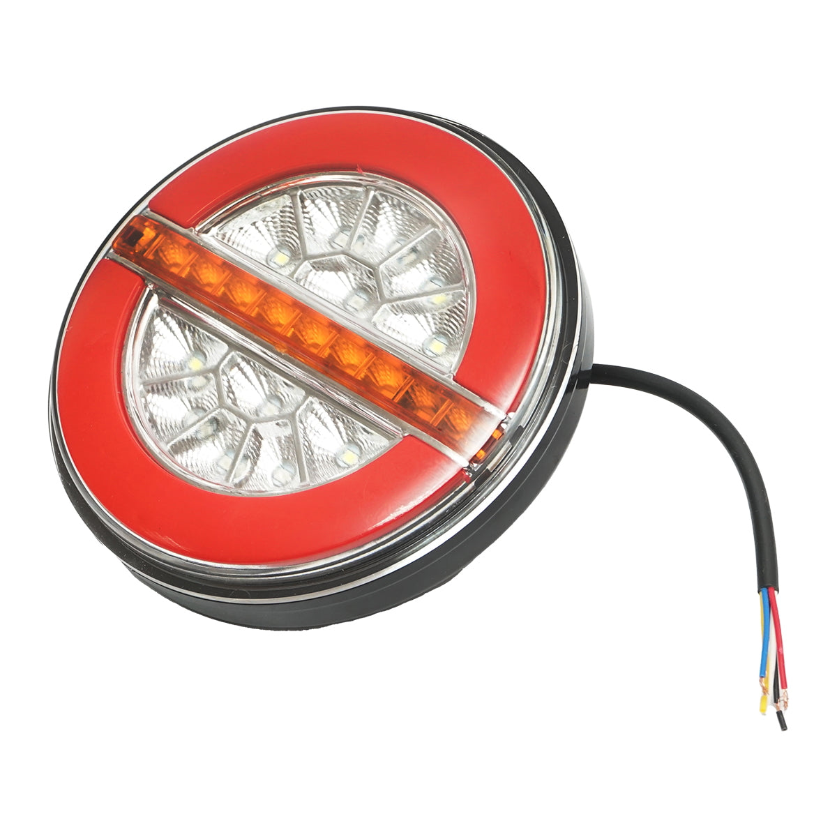 Hátsó LED/NEON féklámpa, 12–24V, 4 funkcióval, FR0451, Breckner Germany